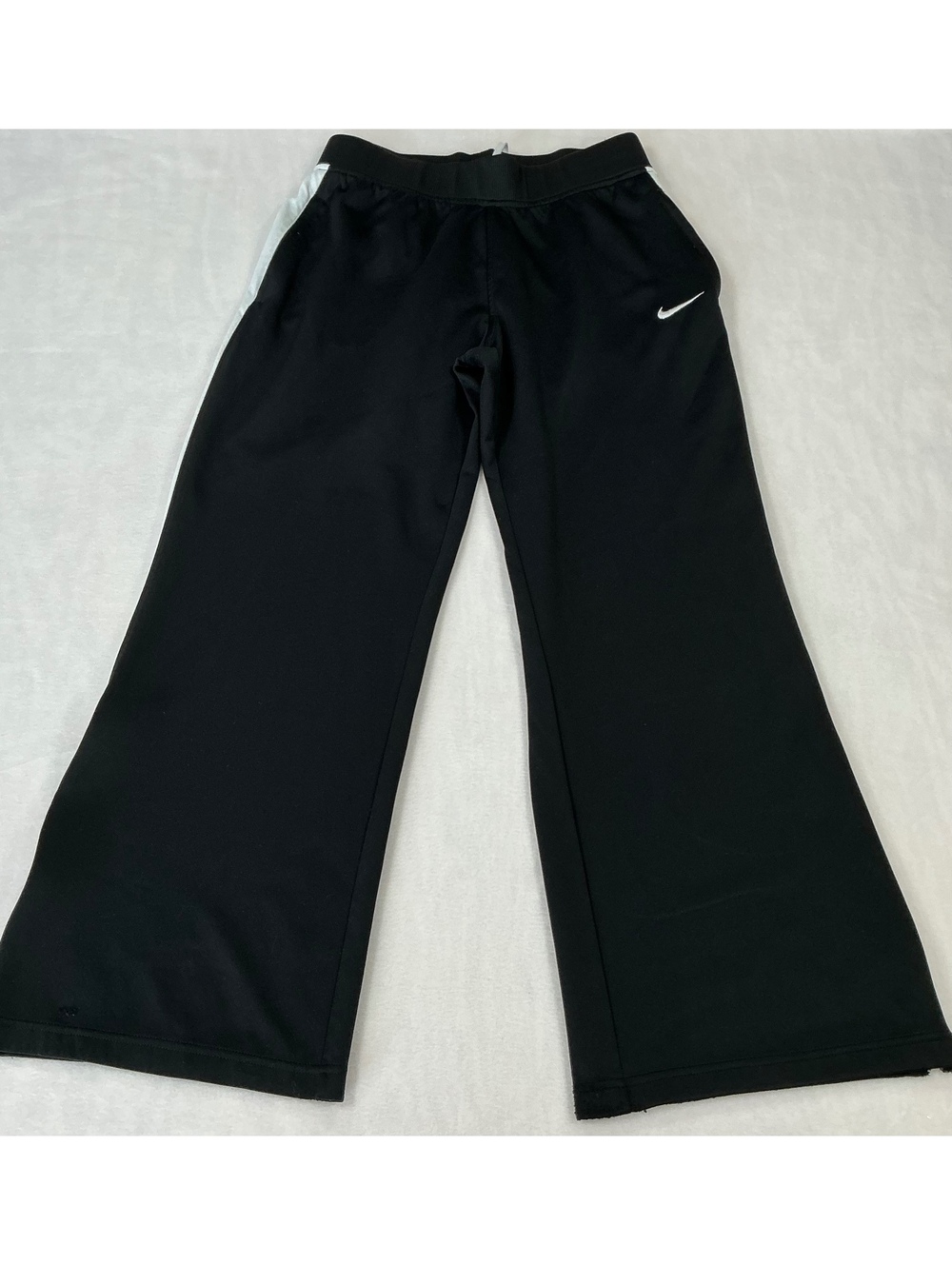 Nike Dri-FIT Wide Leg Track Pants Black Athletic‎ Lounge Women’s Medium